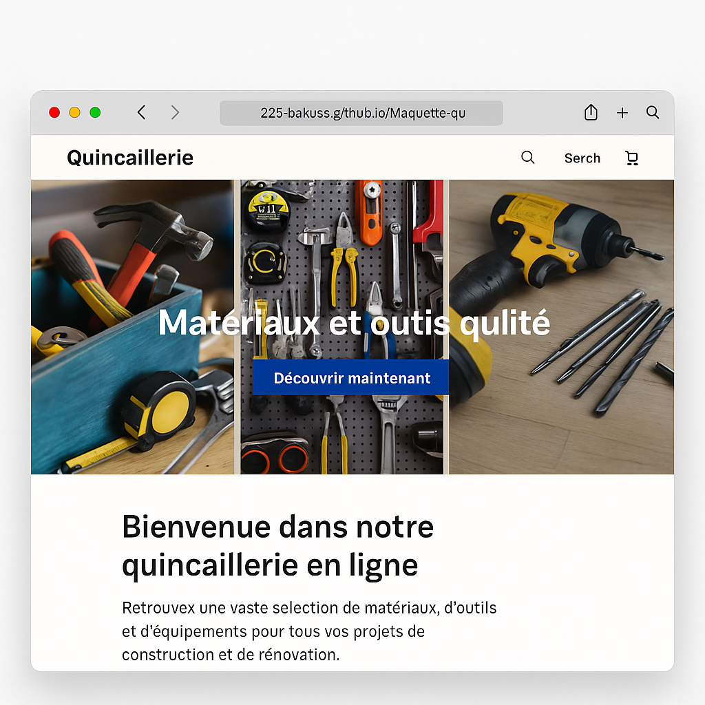 Site Quincaillerie